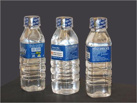 पानी की बोतल का लेबल