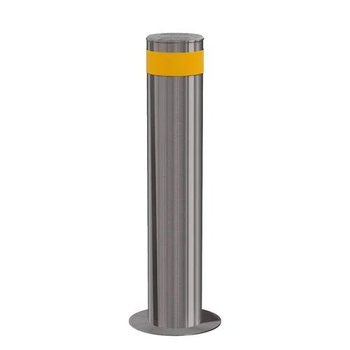 Ss Hydraulic Road Bollard - Color: Silver