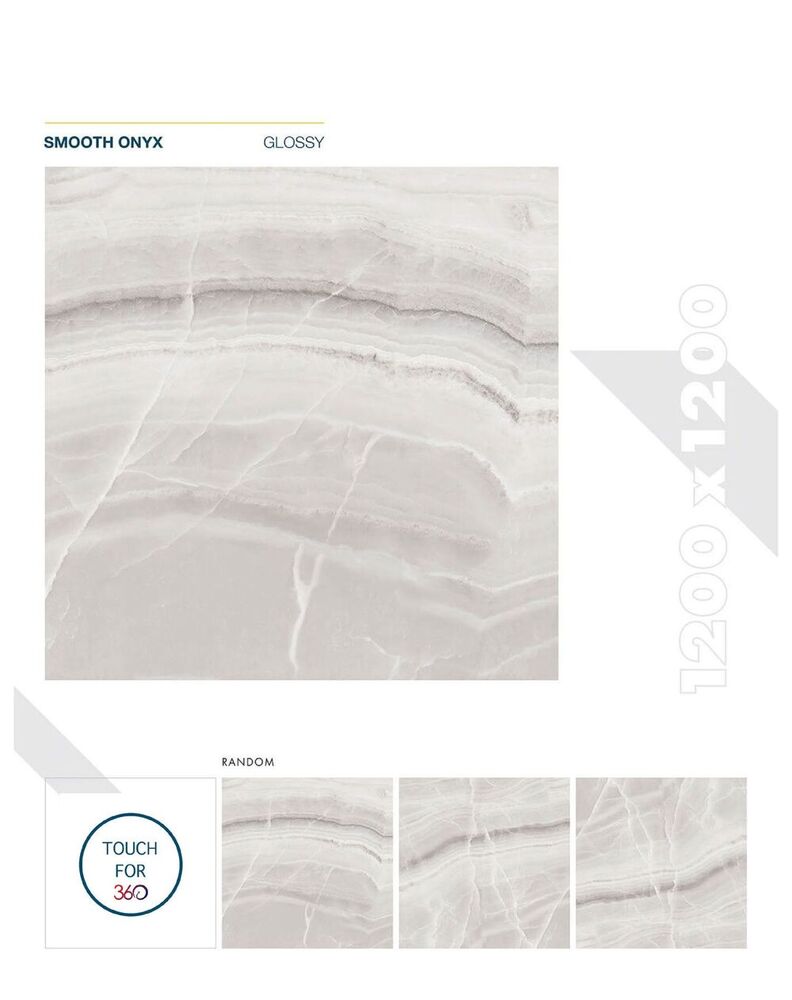 1200x1200mm Glossy Porcelain Vitrified Floor Tiles - Color: Blues