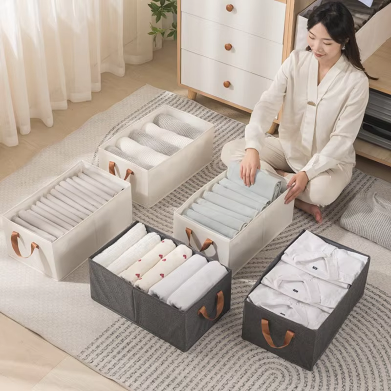 Foldable Clothes Storage Box - Mild Steel, Various Sizes, Sleek Grey, Rectangle Shape | Ideal For Industrial Storage And Organization