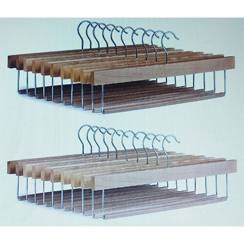 Wooden saree hanger