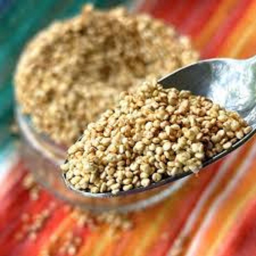 Puffed quinoa