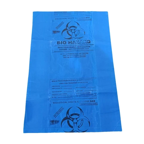 5L Blue LDPE Biomedical Waste Carry Bag