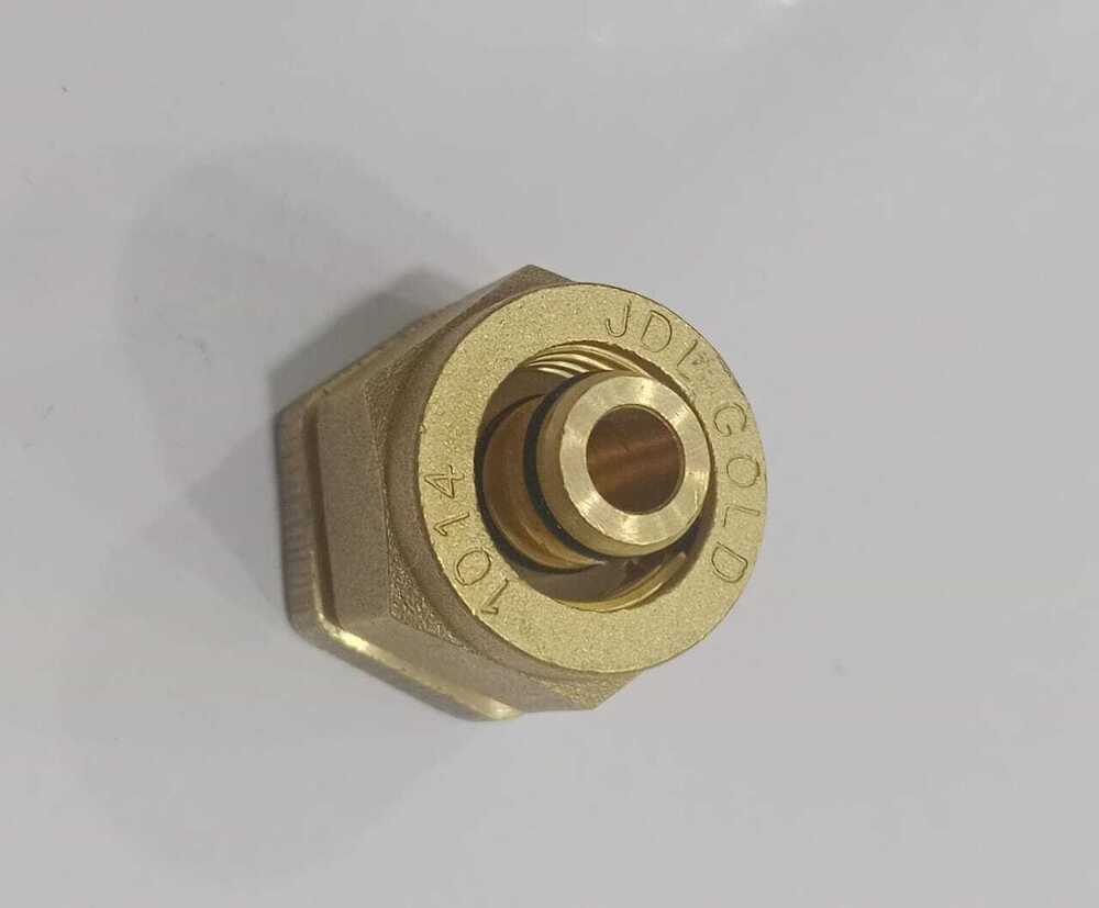 1014 Brass Pipe End Jdl Gold