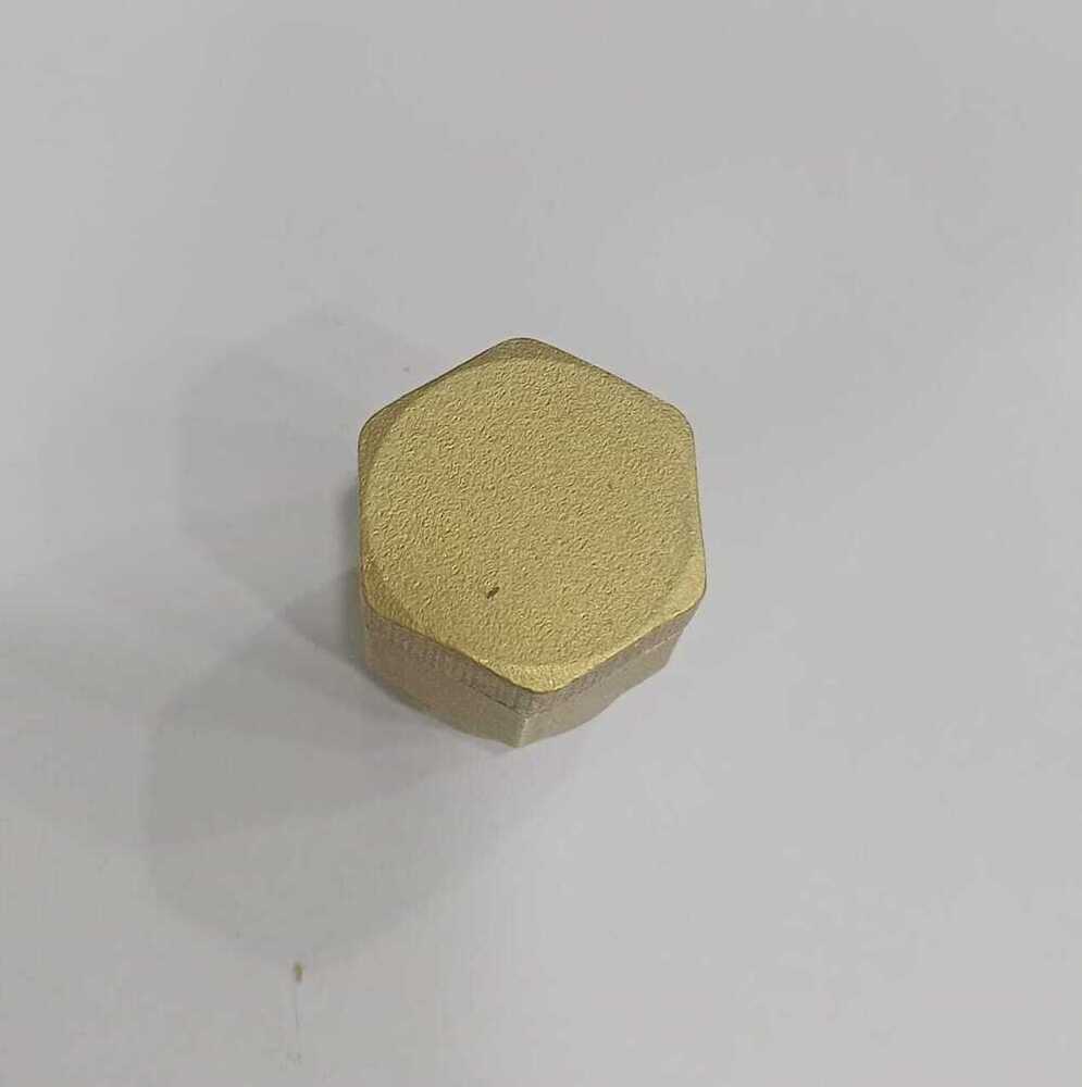1014 Brass Pipe End Jdl Gold