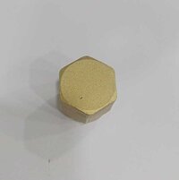 1014 Brass Pipe End Jdl Gold