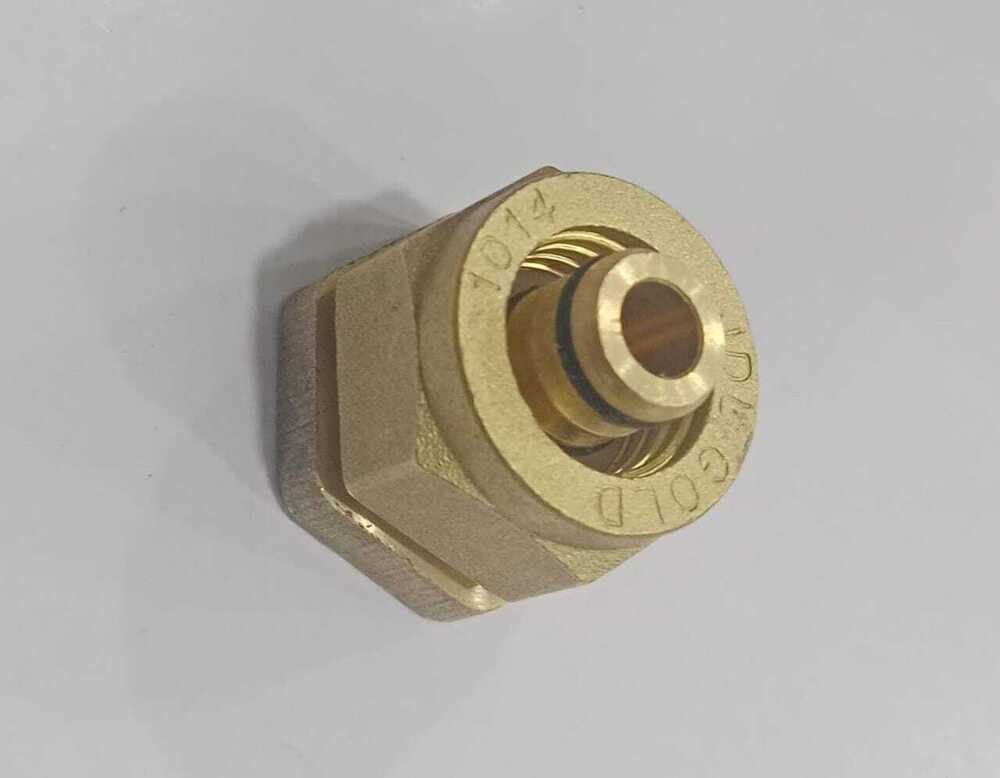 1014 Brass Pipe End Jdl Gold