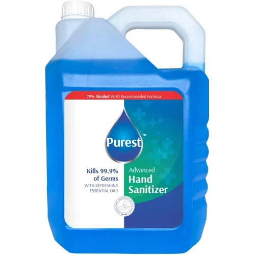 5 L Hand Sanitizer - Color: Blue
