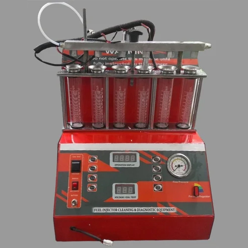 Fuel Injector Cleaning Diagnostic Machine - Color: Red