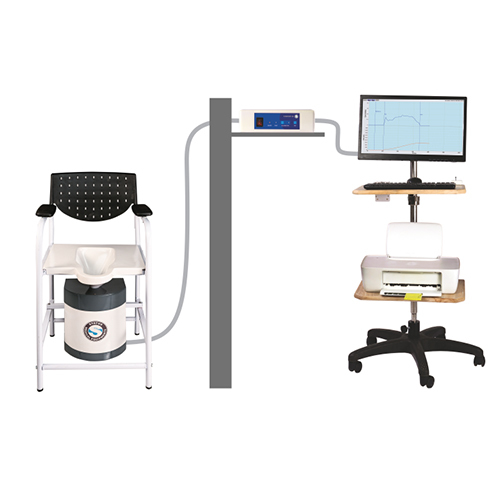 Wired Autoterusus Os Based Self Cleaning Uroflowmeter - Material: Metal