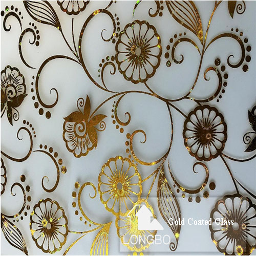 Factory Wholesale 2mm-10 mm Gold Coated glass