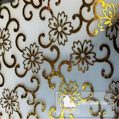 Factory Wholesale 2mm-10 mm Gold Coated glass