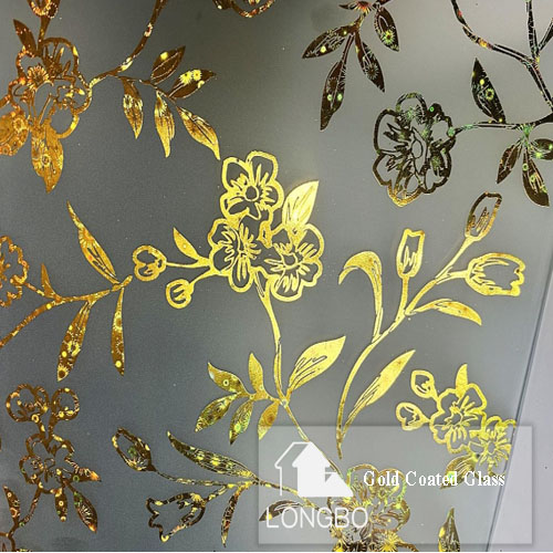 Factory Wholesale 2mm-10 mm Gold Coated glass