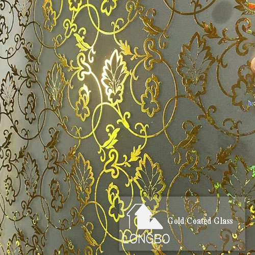 Factory Wholesale 2mm-10 mm Gold Coated glass