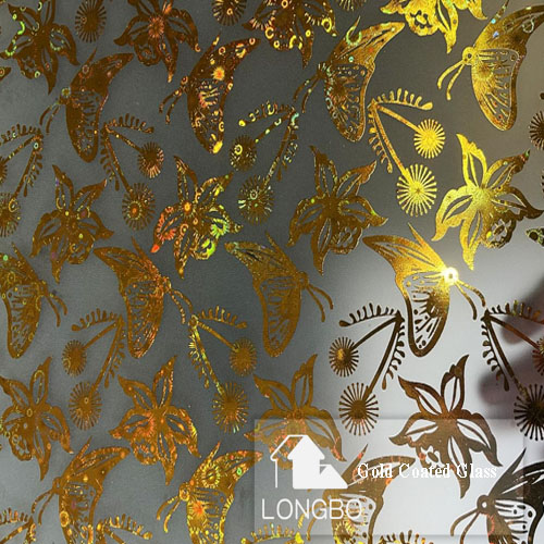 Factory Wholesale 2mm-10 mm Gold Coated glass