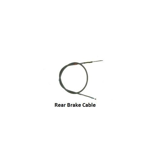 Water Resistant Rear Brake Cable - Color: Grey