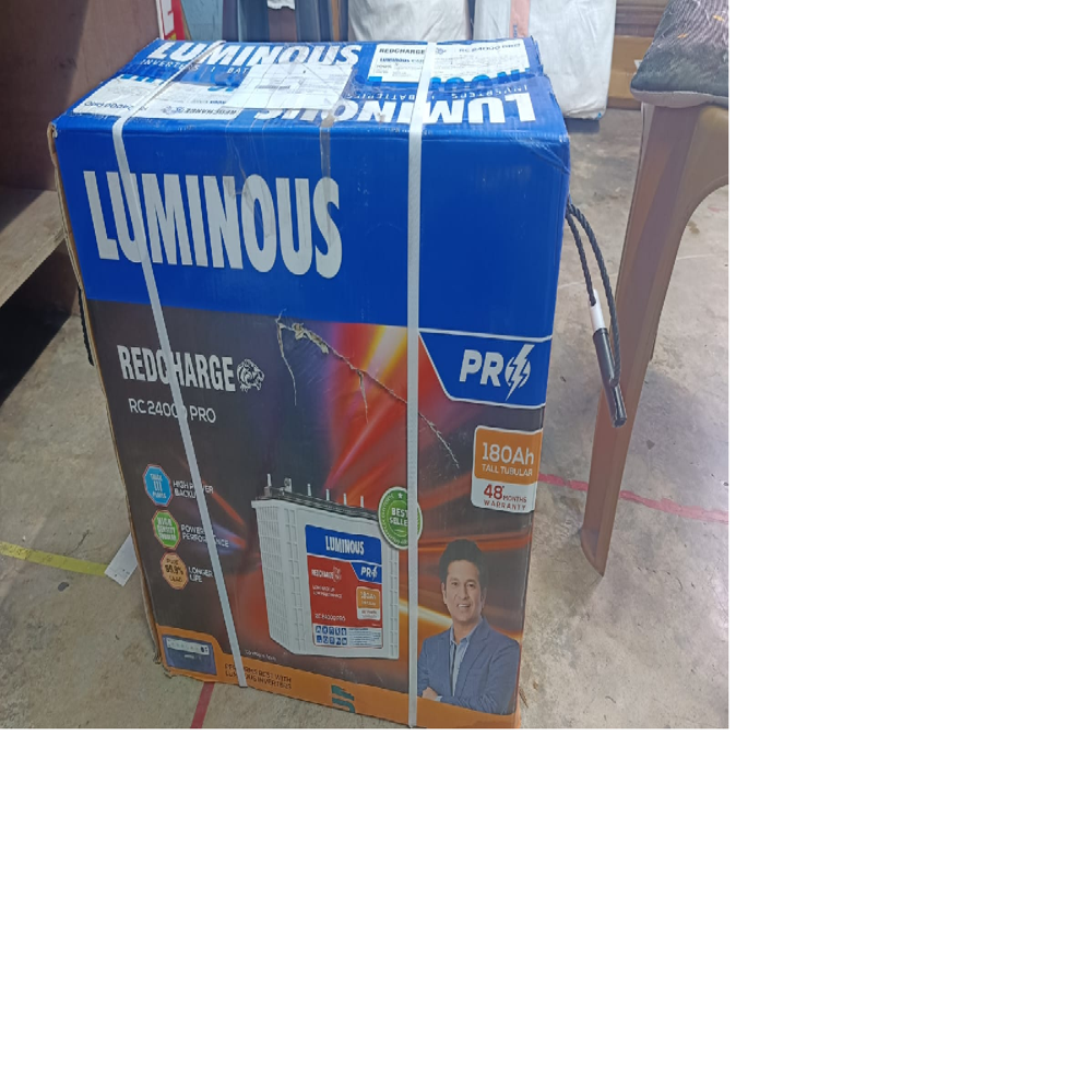Luminous Inverter Battery - Features: Rechargeable
