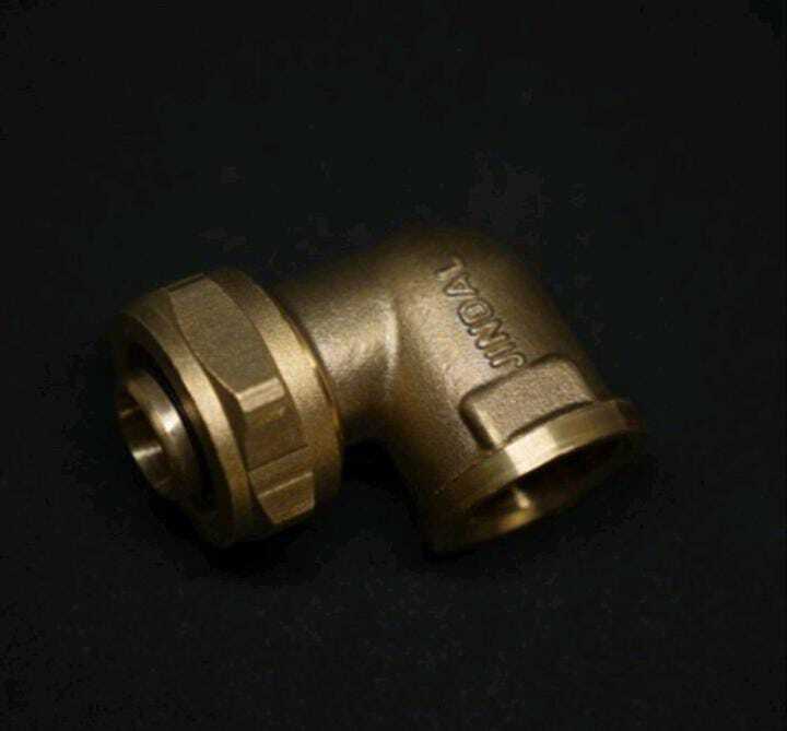 Jindal Mlc Gas Pipe Fittings - Color: Golden