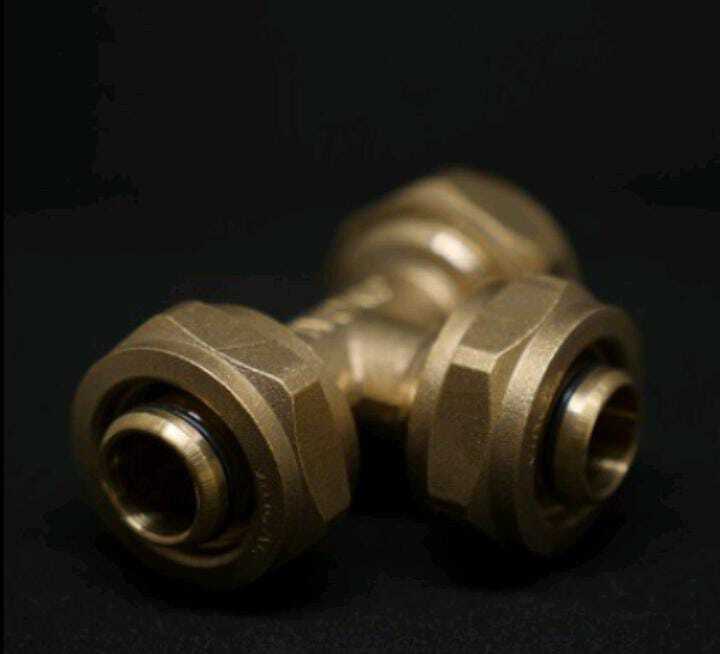 Jindal Mlc Gas Pipe Fittings - Color: Golden