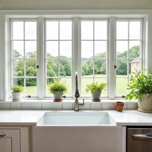 Premium Casement Window - Color: Black