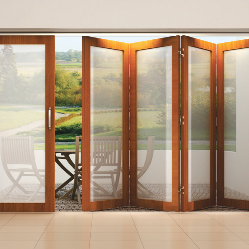 Elegance Slide And Fold Door System - Color: Black