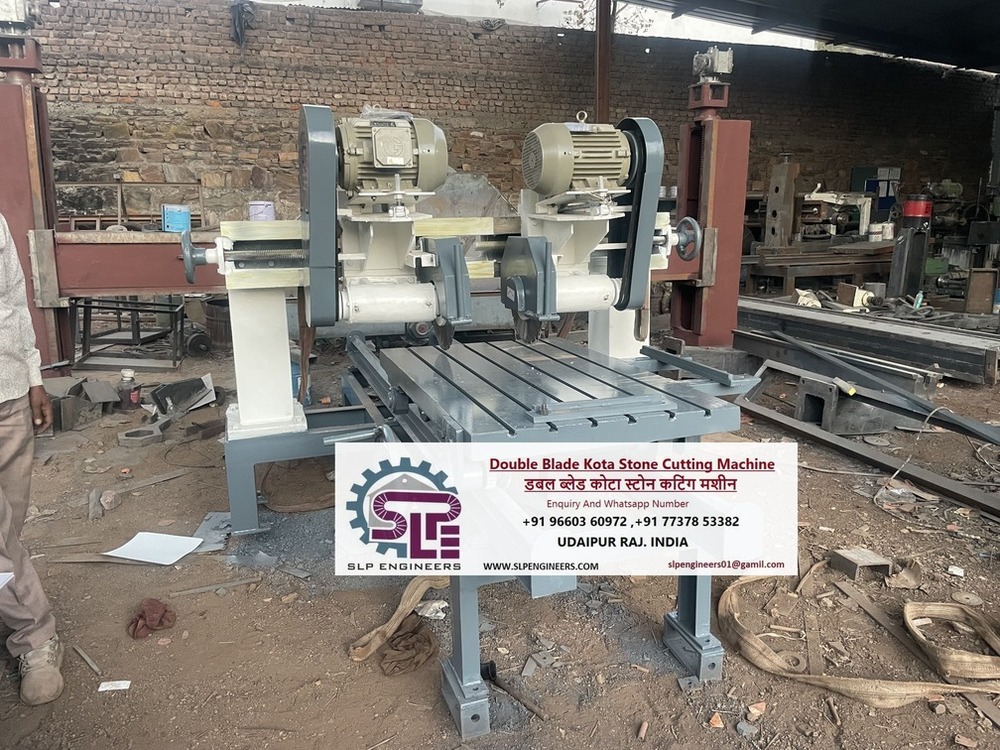 Double Blade Kota Stone Cutting Machine
