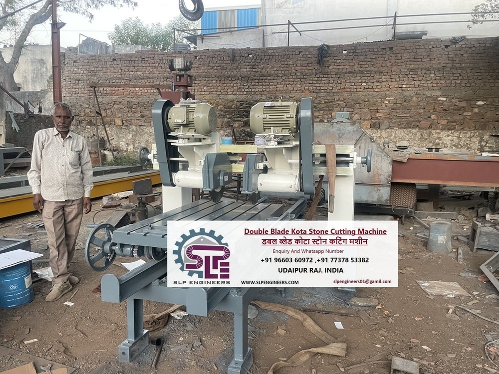 Double Blade Kota Stone Cutting Machine