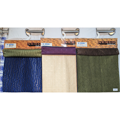 Embossed Curtain Fabrics - Attributes: Washable