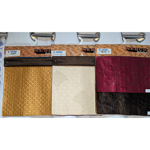 Embossed Curtain Fabrics - Attributes: Washable