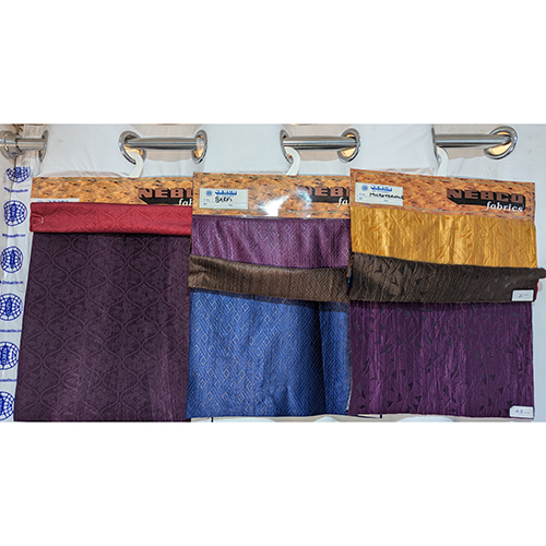 Embossed Curtain Fabrics - Attributes: Washable