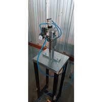 Aerosol Valve Cutting Machine - Color: Silver