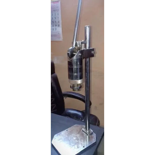 Perfume Bottle Crimping Machine Without Stand (Manual) - Color: Silver