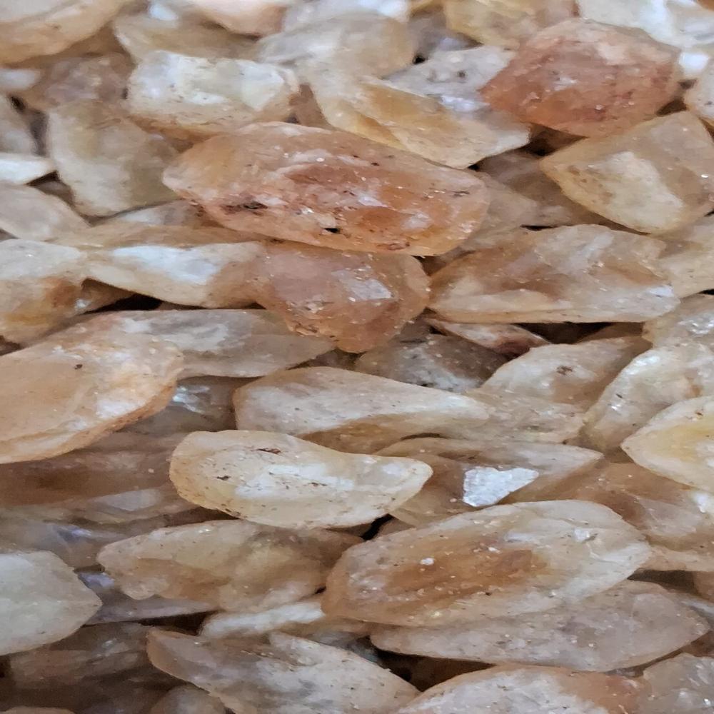 Natural Citrine Rough Stone - Color: Orange