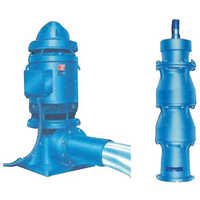 Jyoti Vertical Hollow Shaft Motor - Color: Blue