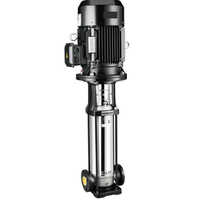 Vertical Pump Set - Color: Black And Silver