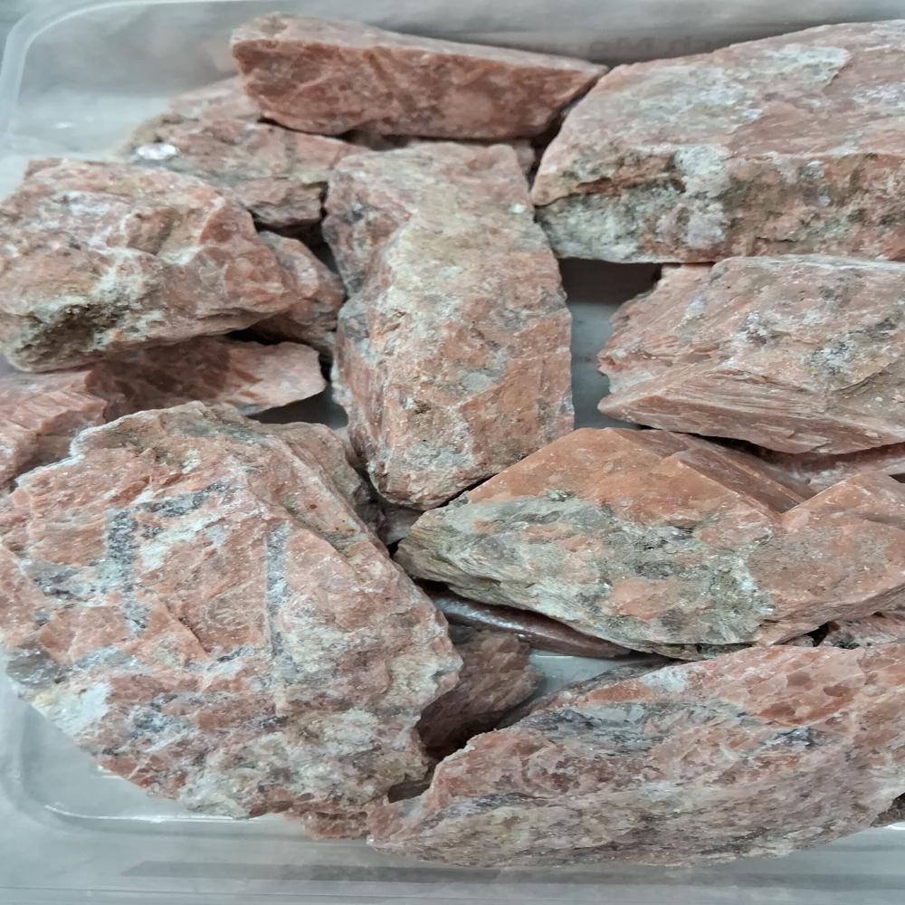 Peach Moonstone Rough stones