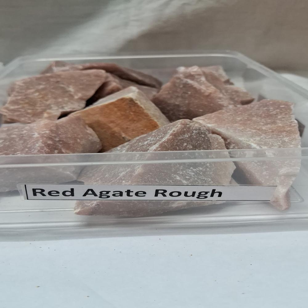 Natural Red Agate Rough Stone - Shape: Many Shape