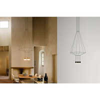 Metal Chandelier Light - Color: Silver