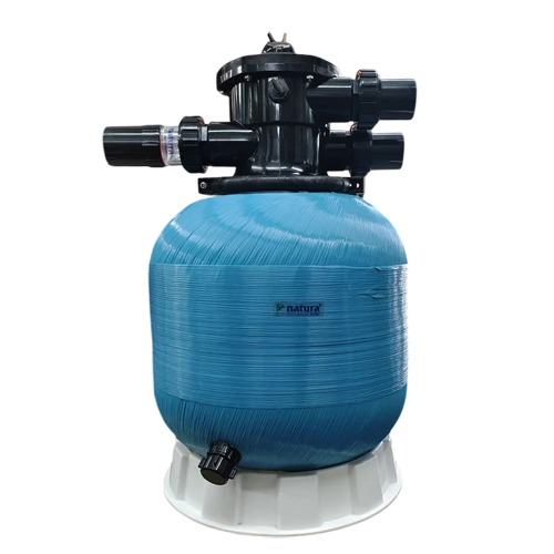 Top Mount Swimming Pool Sand Filter - Color: Blue