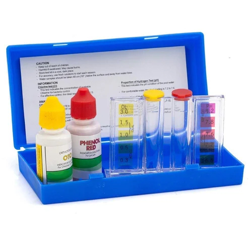 Swimming Pool Water Testing Kit - Color: Blue