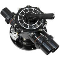 Swimming Pool Multiport Valve - Color: Black