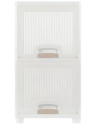 2 Unit Plastic Storage Cupboard
