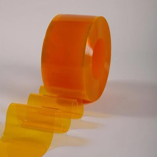 Freezer Pvc Strip Curtain - Color: Orange