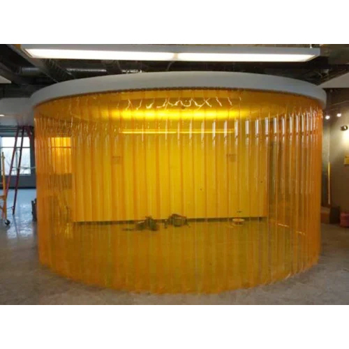 Plastic Insect Curtain - Color: Yellow