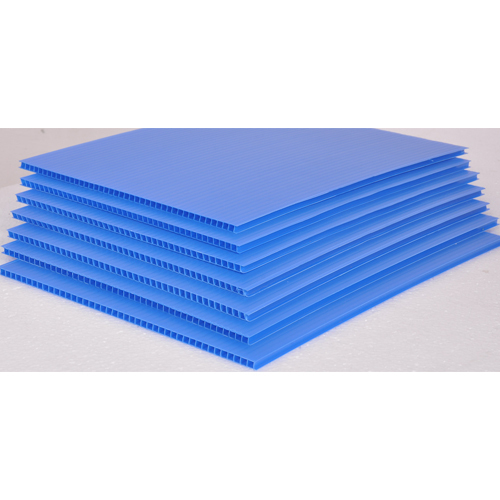 Very High Chemical Resistance Pp Corrugated Sheet - Color: Blue