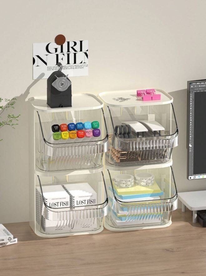 Wall Mounted Storage Box - Durable Plastic, 15.7cm W X 13.7cm L X 13cm H | Versatile For Commercial And Home Use, Easy Manual Installation