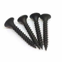 Gypsum Board Screw - Stainless Steel, Standard Size, Black Coated Finish | High-quality Industrial Application Stainless Screws