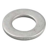 Ss Spring Washer - Metal, Standard Size, Silver Color | Round Shape With Smooth Surface Treatment For Industrial Applications