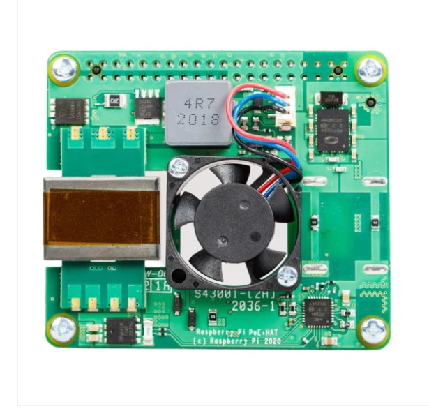 Raspberry Pi PoE+ HAT Pi Power Over Ethernet+ HAT RPi PoE+ HAT Raspberry Pi PoE+ HAT For Raspberry Pi 3B+/4B Power Your Raspberry Pi Over Ethernet Pi PoE+ HAT 802.3af/at-Compliant