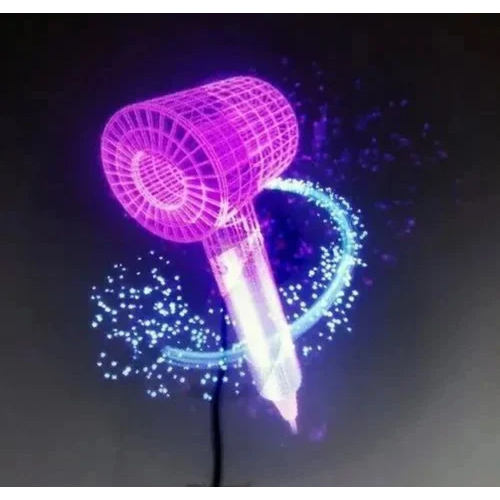 100 Cm Hologram Fan Wall Setup Enable With Audio And Screen Share - Application: Advertising